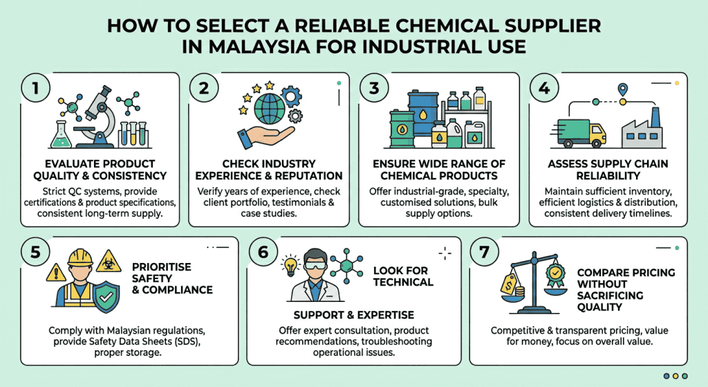 How to Select a Reliable Chemical Supplier in Malaysia